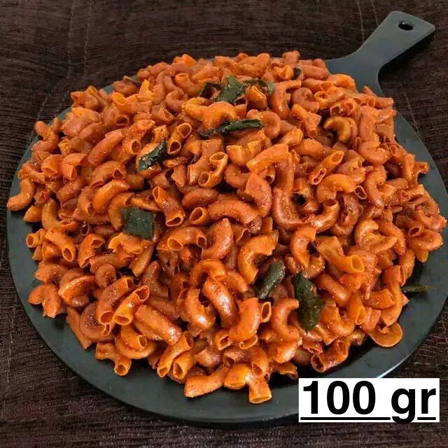 

MAKARONI PEDAS DAUN JERUK 100gram CICACUSNACK | PEDAS | XTRA PEDAS | ORIGINAL / MAKARONI BANTET / MAKARONI PIPA