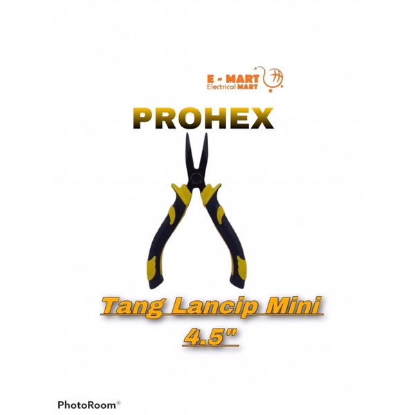 PROHEX Tang Lancip Mini Kombinasi 4.5”