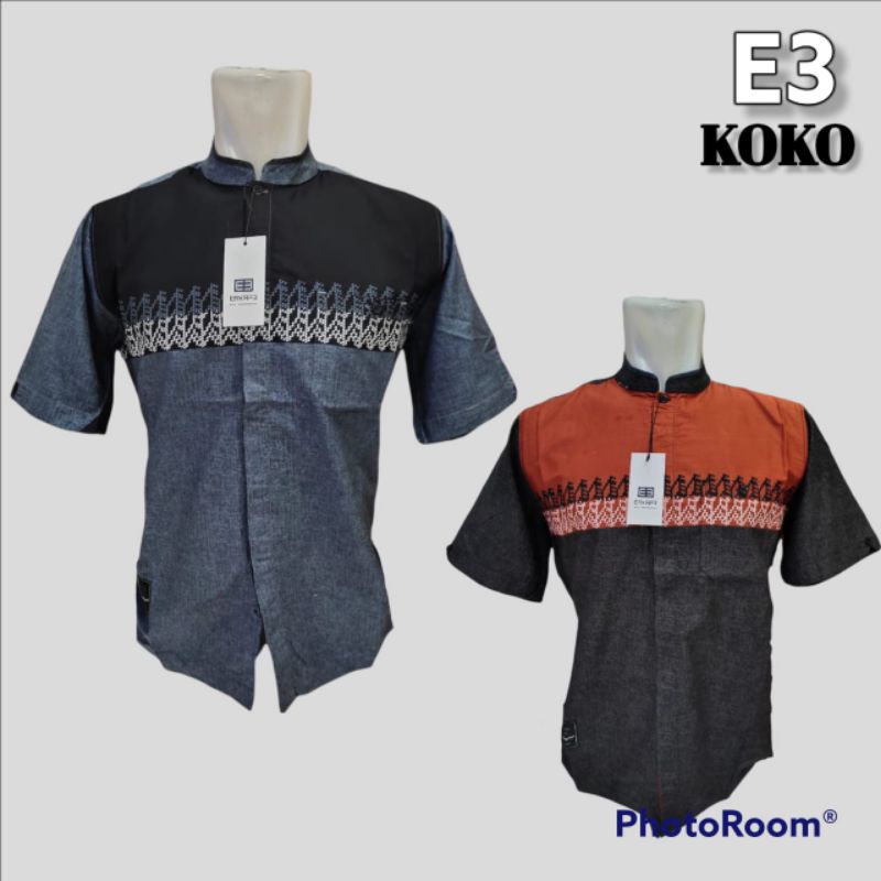 KEMEJA KOKO ERKAPE PENDEK SIZE M