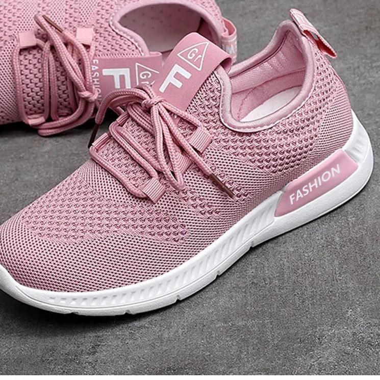 pink workout sneakers