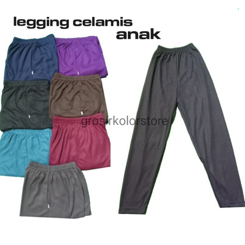 TERMURAH Celamis Anak Muslimah / Legging Anak / Celana Dalaman Gamis / Celana Dalaman Anak Perempuan