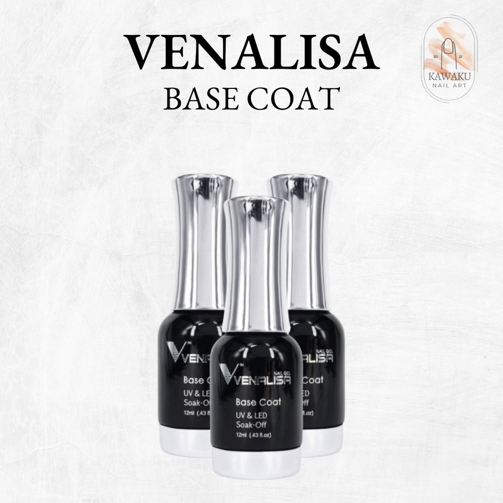 Venalisa Essential Primer/ Base Coat / Top Coat / Top Tempered /Top Matte 12 ml UV LED Kutek Gel Polish