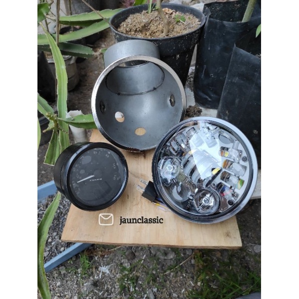 batok lampu yl set spido babon digital/ batok YL speedometer babon digital pnp cb gl mp tiger