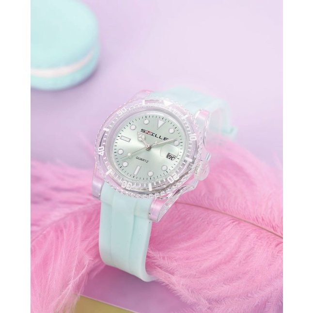 JAM TANGAN SNILLE ORIGINAL BAHAN RUBBER TAHAN AIR