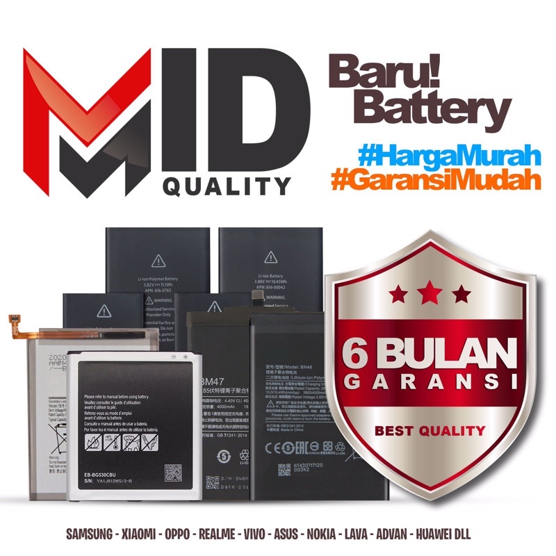 BATERAI HP ADVAN KUALITAS ORIGINAL MID