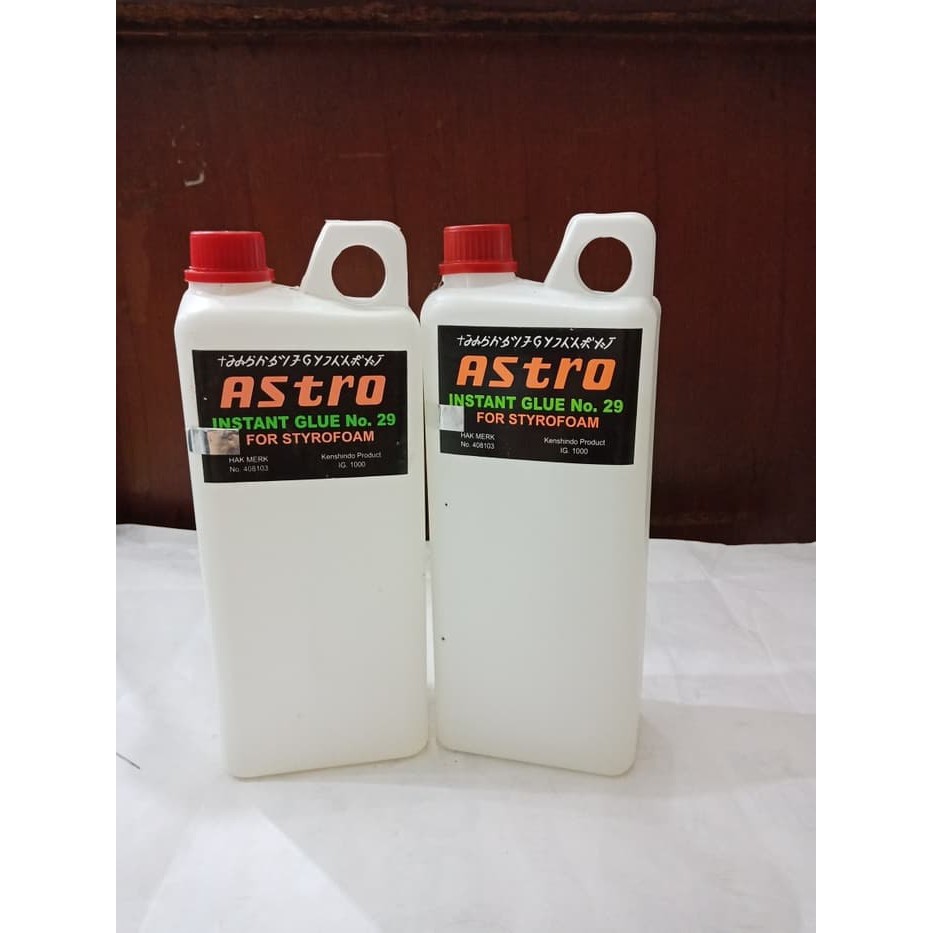 

Produk Eksklusif lem gabus lem styrofoam astro 1 liter Baru