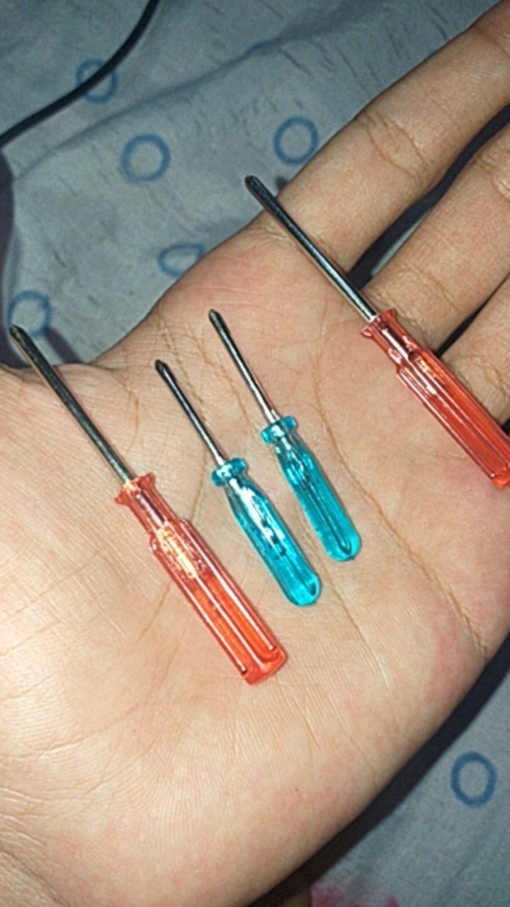 Obeng Kembang Mini Kecil Diameter 1milimeter - 2milimeter Obeng Untuk Jam Obeng Kacamata Remot Tv Ac