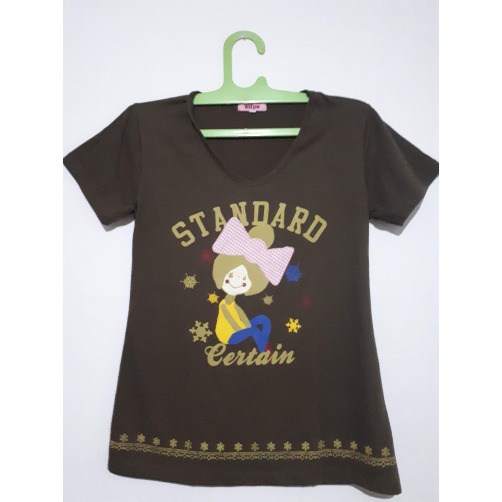 Kaos Elips Warna Olive