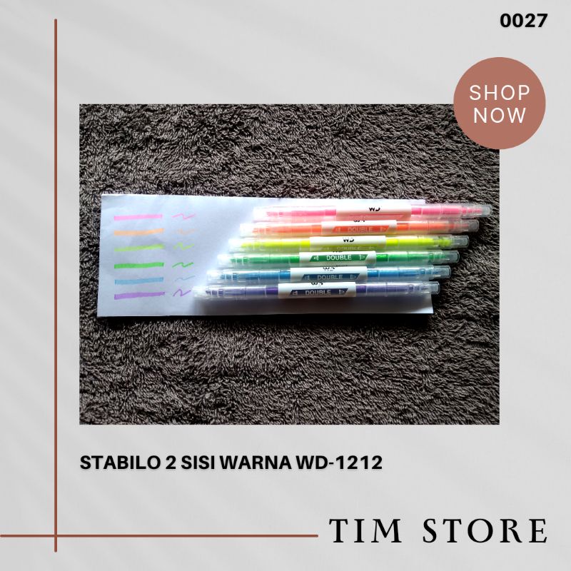 

STABILO 2 SISI WARNA WD-1212