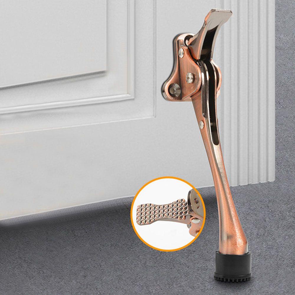 Suyo Kick Down Door Stopper Hidden Hisap Kuat Anti Tabrak Self Adhesive Doorstop