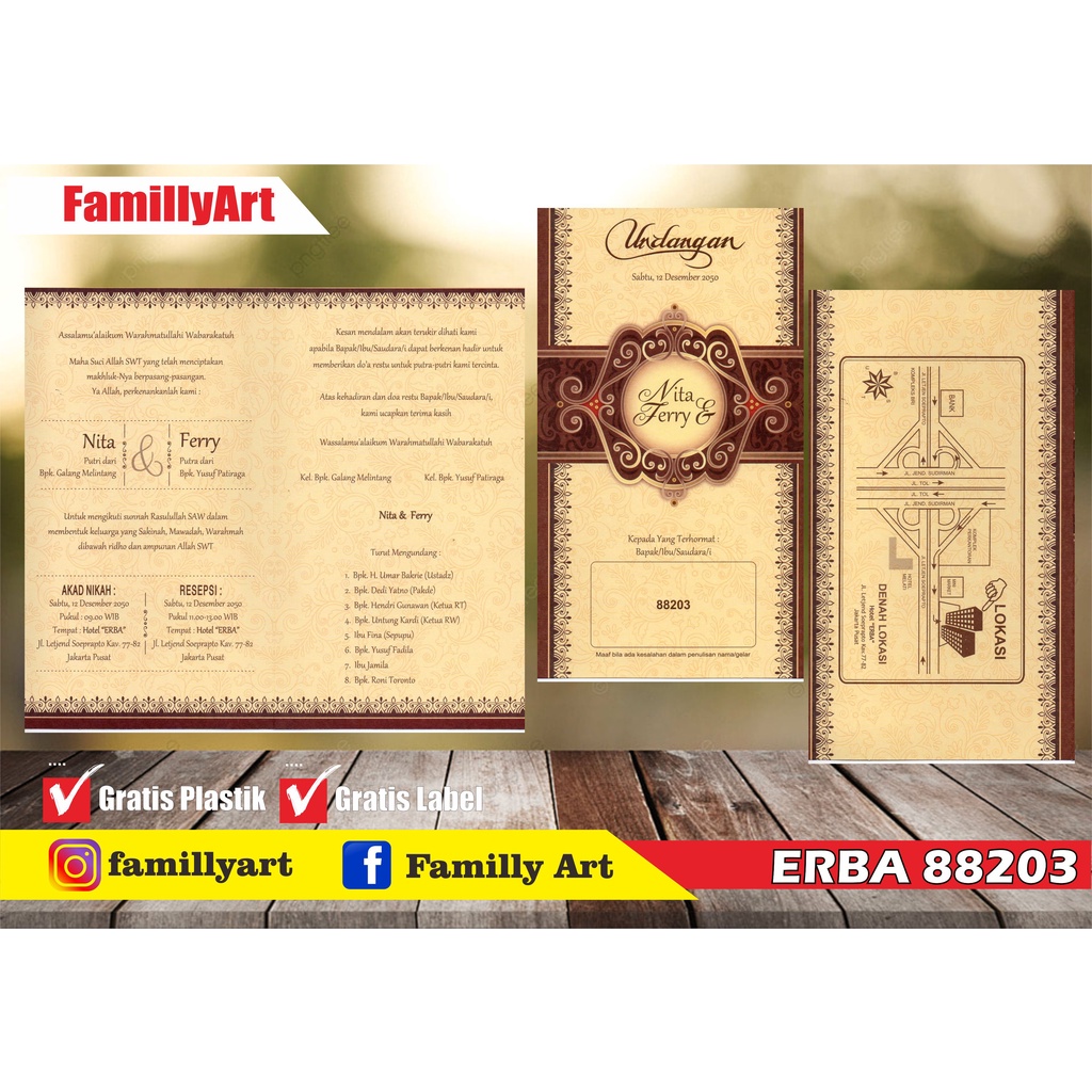 Serat Ulem / Undangan Erba 88203