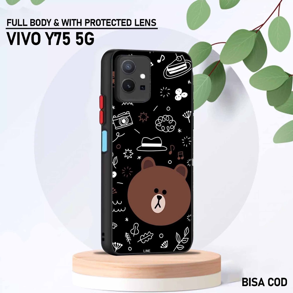 Case Vivo Y75 5G - Hardcase Vivo Y75 5G - Softcase Vivo Y75 5G - Cassing Elegant Vivo Y75 5G - Kesin