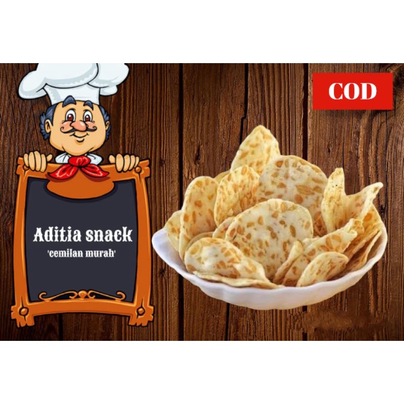 

Keripik Tempe sagu/keripik tempe bulat100 Gram
