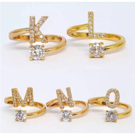 Cincin xuping / Cincin huruf Xuping A-Z [READY]