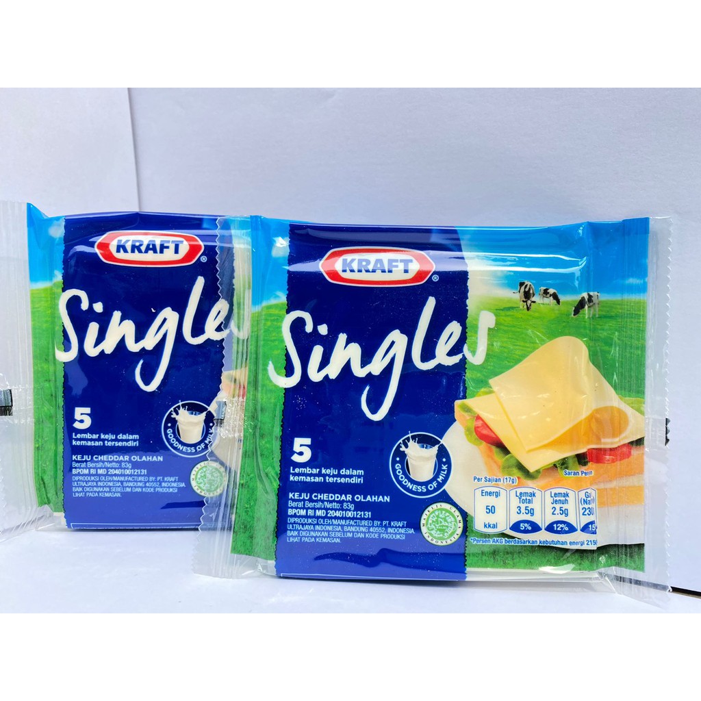 Jual Keju Kraft Singles / 5 Slices 83gr | Shopee Indonesia