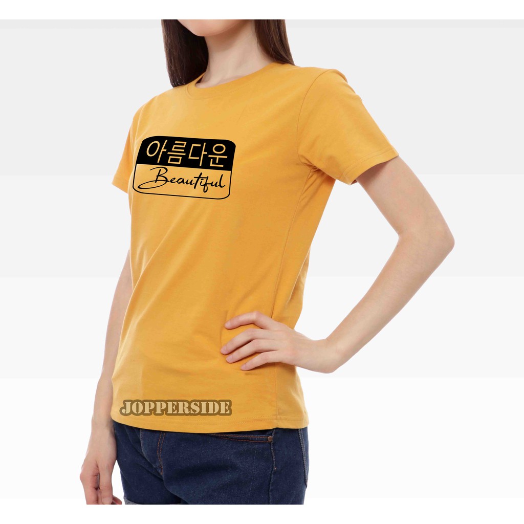 JOPPERSIDE T SHIRT KAOS DISTRO WANITA PEREMPUAN CEWEK SLIMFIT ORIGINAL PREMIUM BEAUTIFUL KOREA TW6