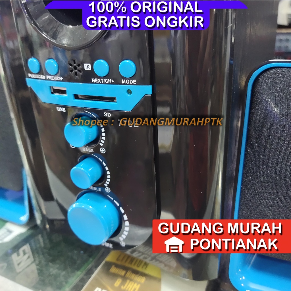 Speaker Bluethoot Teckyo Produk By GMC Multimedia 778E