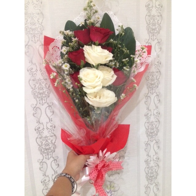 HAND BUKET BUNGA ASLI