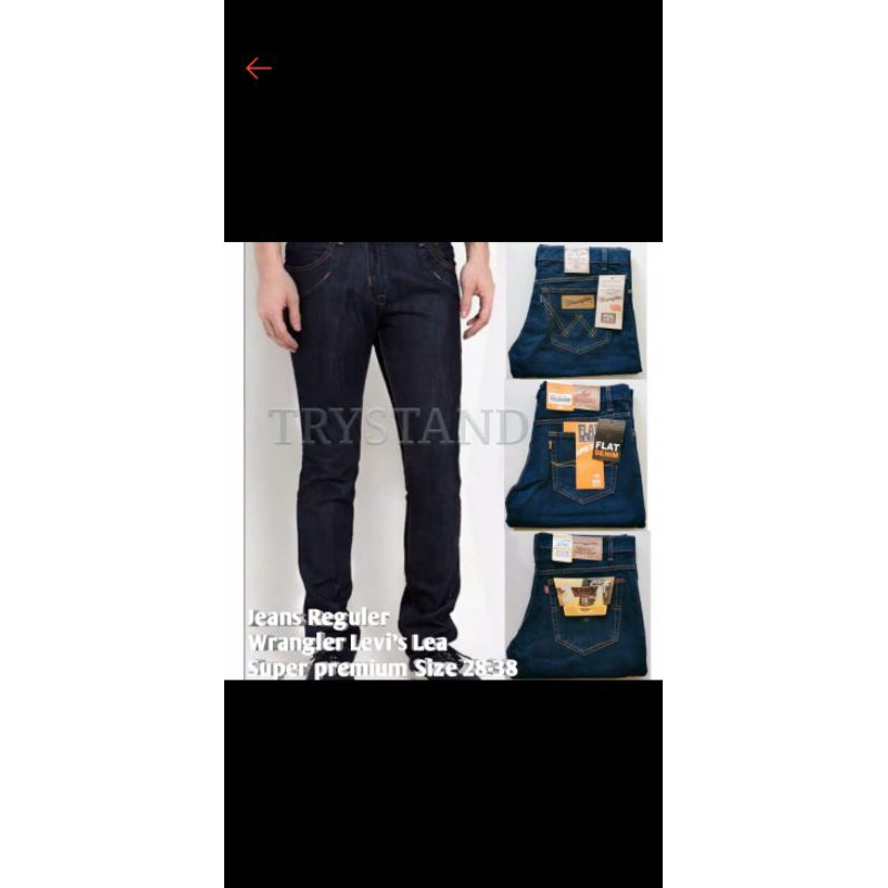 celana jeans biru Dongker/celana Levis murah