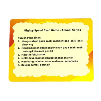 Mainan Anak Playlabs Mighty Speed Card Game - ALEXAGROSIR