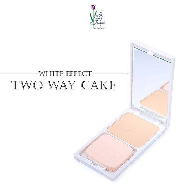 LA TULIPE WHITE EFFFECT TWO WAY CAKE WITH Korea golden bell extract SPF20