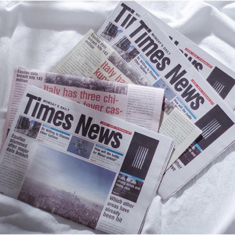 

DIY Wrapping Paper Newspaper Times News