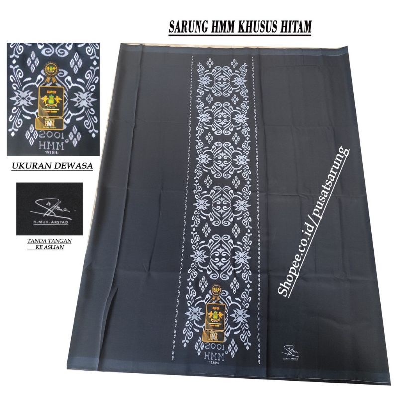 SARUNG HMM KHUSUS WARNA HITAM / SARUNG HMM SAMARINDA SUPER
