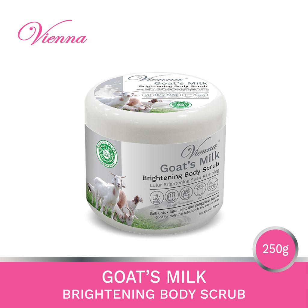 Vienna Body Scrub Goats Milk 250gr