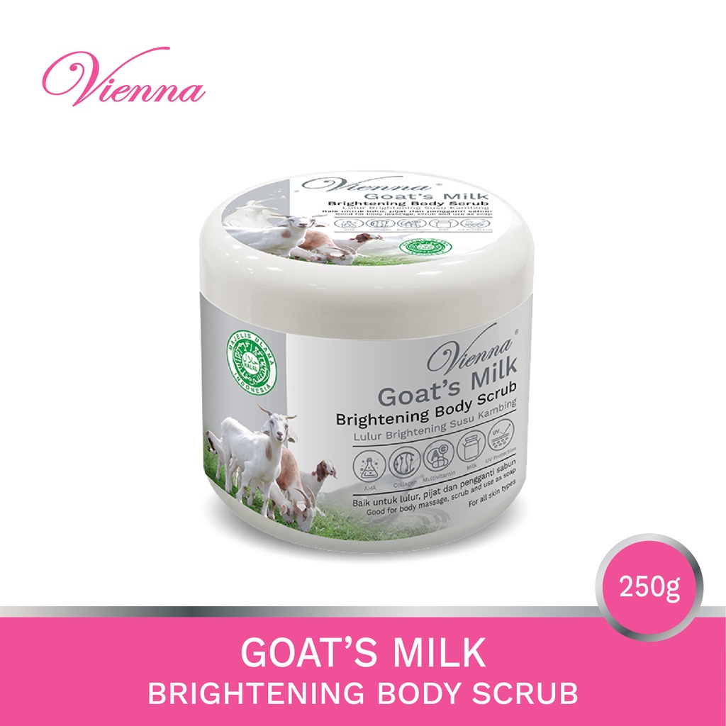 Vienna Body Scrub Goats Milk 250gr