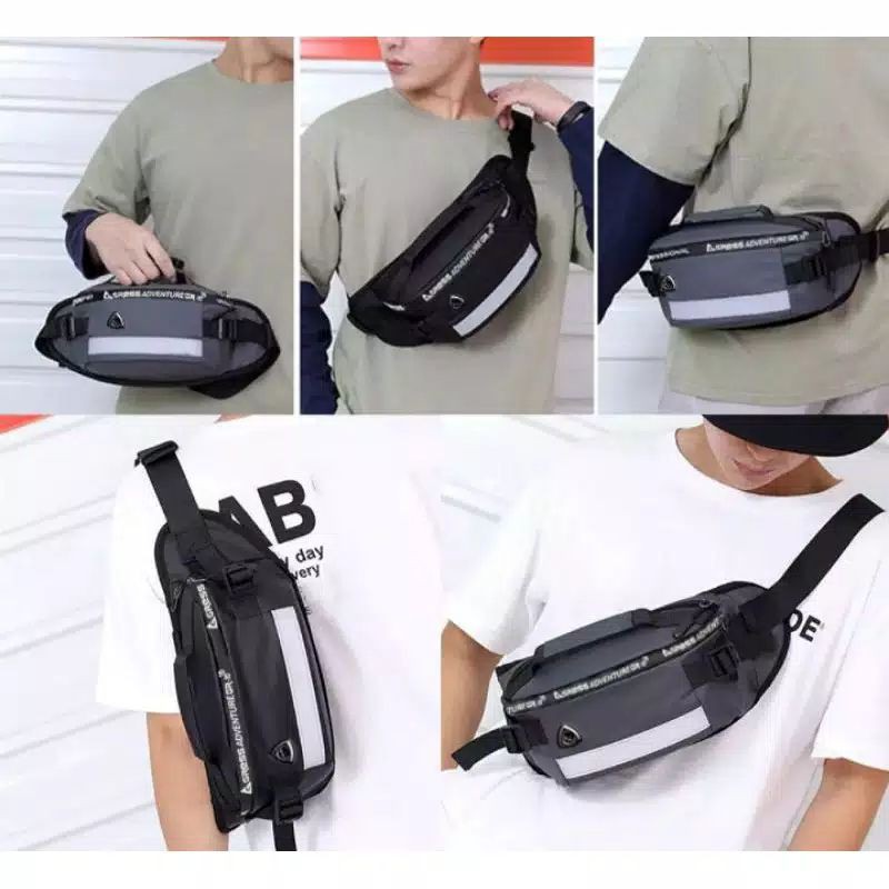 Tas waistbag waterproof Tas Selempang Anti Air Pria Bisa Wanita MODEL 2020 Tas