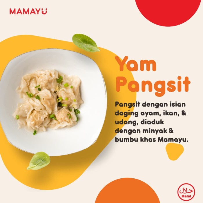 

asa457a Pangsit Ayam Mamayu Kuah / Rebus / Kukus Frozen (Halal) Xa20X1