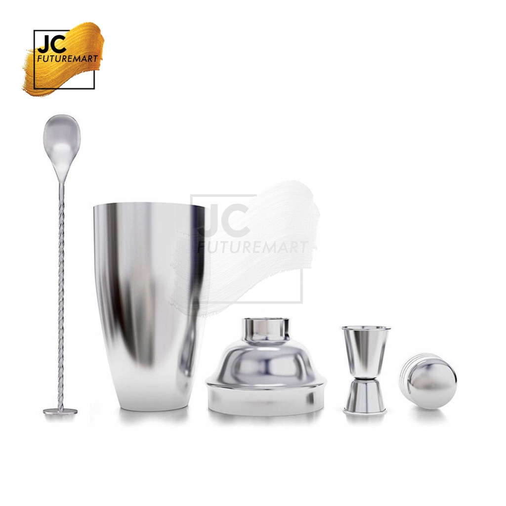 COCKTAIL SHAKER 550ML &amp; 720ML - KOKTAIL SET BAR SPOON &amp; JIGGER