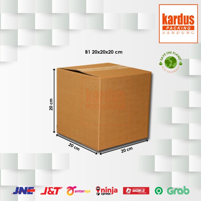 

Kardus Box Karton Dus Kotak Packing Polos Uk 20x20x20