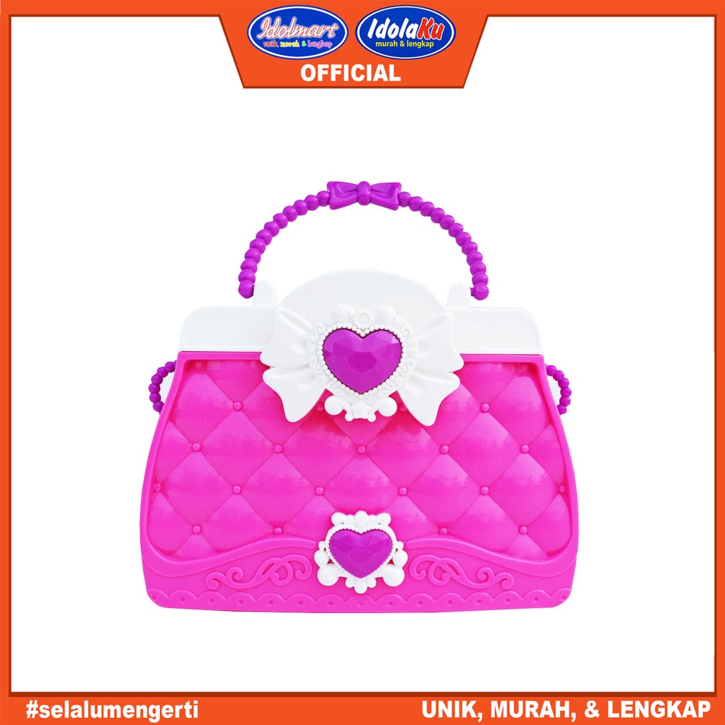 IDOLMART Mainan Anak Naura Fashion Bag - Mainan Pretend Play - Tas Anak Lucu Surabaya