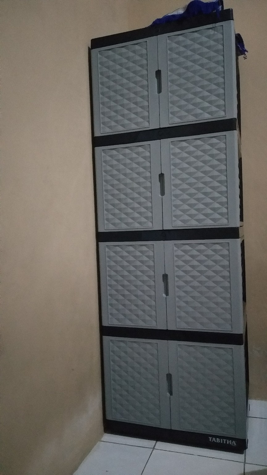 Lemari Plastik Lemari Pakaian Polos 4 Susun Promo Diskon Gede Termurah!!