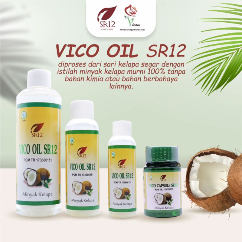 Vico Vco oil SR12 dan kapsul