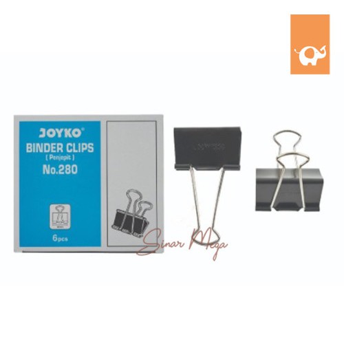 Klip Binder Clips 280 (Ukuran Super Besar)