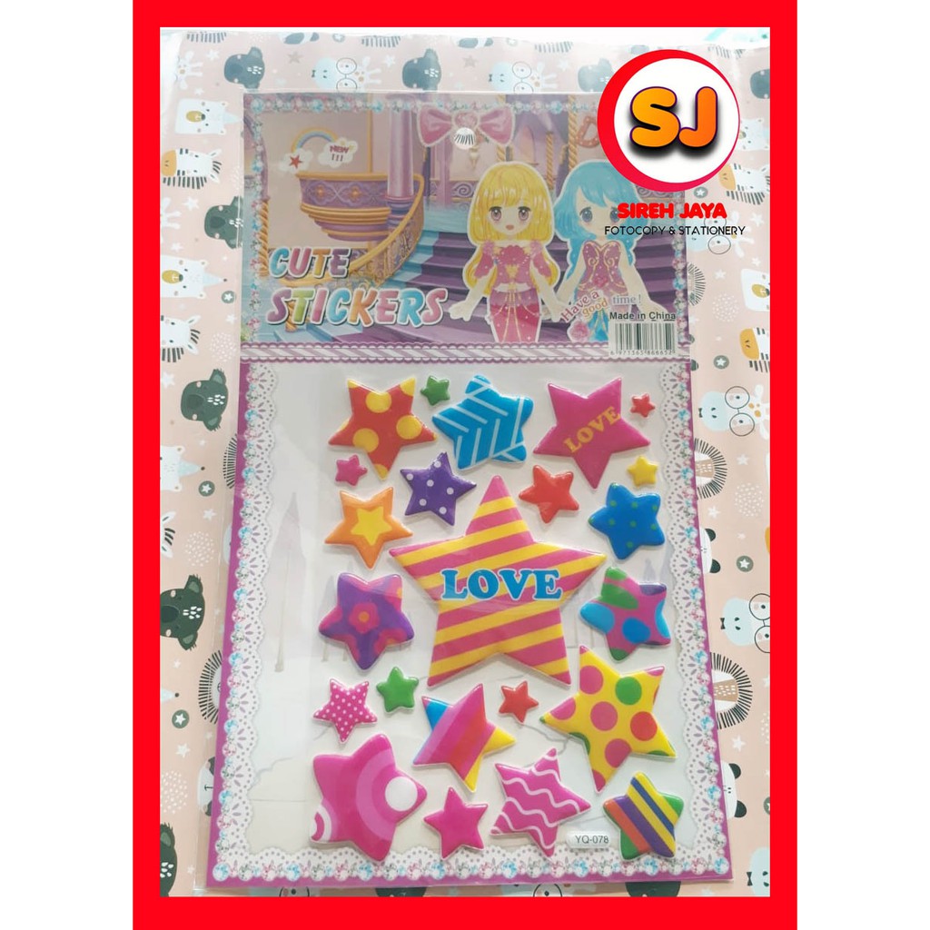 

Mainan Anak Stiker Timbul Premium