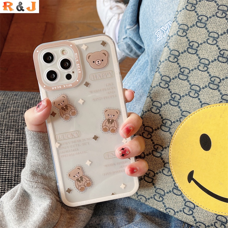 Soft Case TPU Motif Kartun Beruang Malaikat Untuk Huawei Y7A Nova 3i Nova5T Nova7i P20 Lite P30 Y9 Prime Y7 Pro Y9S P40 Mate20