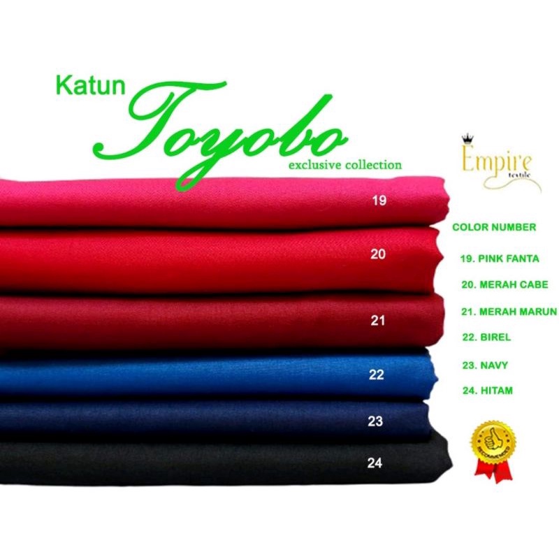 KAIN TOYOBO ROYAL MIX HARGA PER ROL