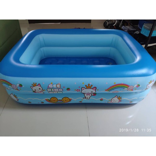 Kolam Renang Anak Kotak Mikoko Gee Kingdom 3300 Kolam Anak Persegi Kolam Alas Gelembung Shopee Indonesia