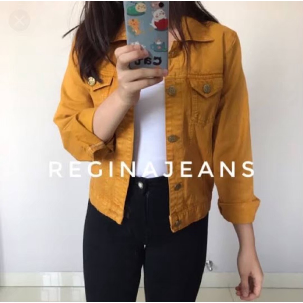 ORIGINAL BANDUNG  Jaket Jeans Cewek-Jaket Jeans Levis Kancing Cewek Terbaru