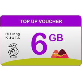 Inject Data Tri 6GB 24jam jatim - Isi Ulang data tri 6gb 24 jam - TRI 6GB