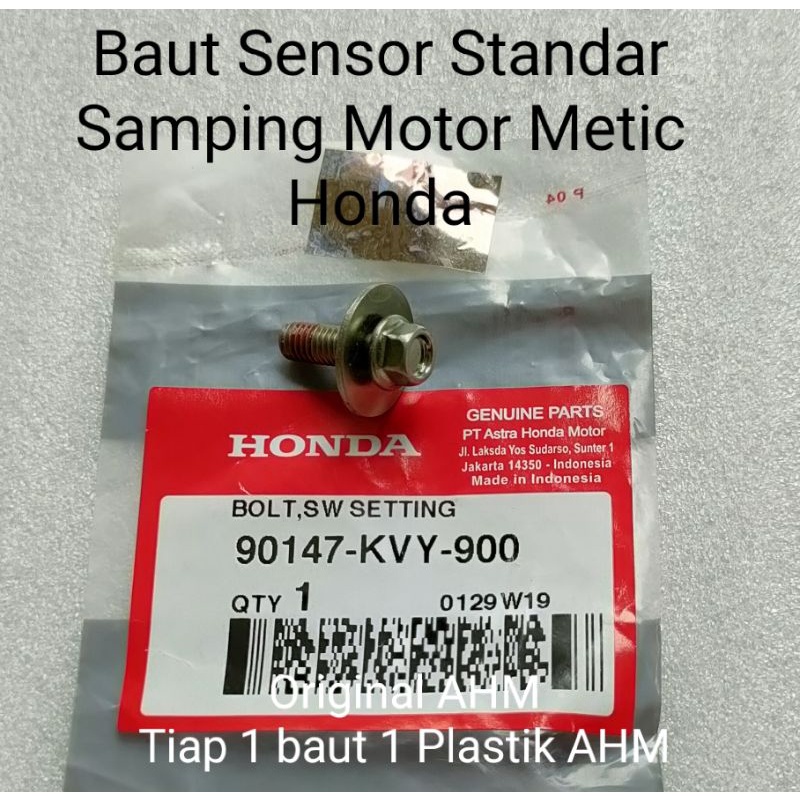 Baut Sensor Standar Samping Motor Matic Honda Ori AHM 90147KVY900