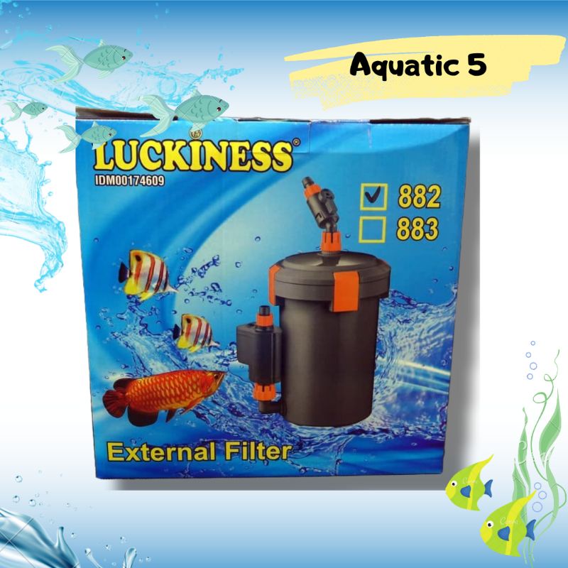 Pompa Kolam Aquarium External LUCKINES 882