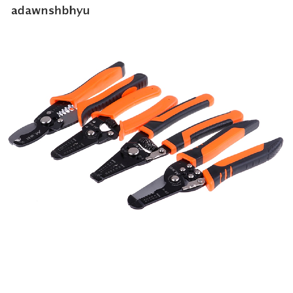 Adawnshbhyu Cable wire stripper cutter crimper Alat Tang crimping terminal Otomatis