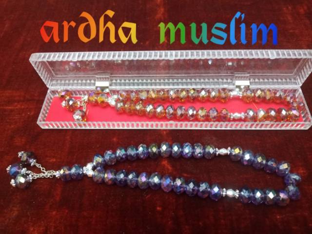 TASBIH ACRILIC 33 BIJI RUMBAI II OLEH OLEH II SOUVENIER