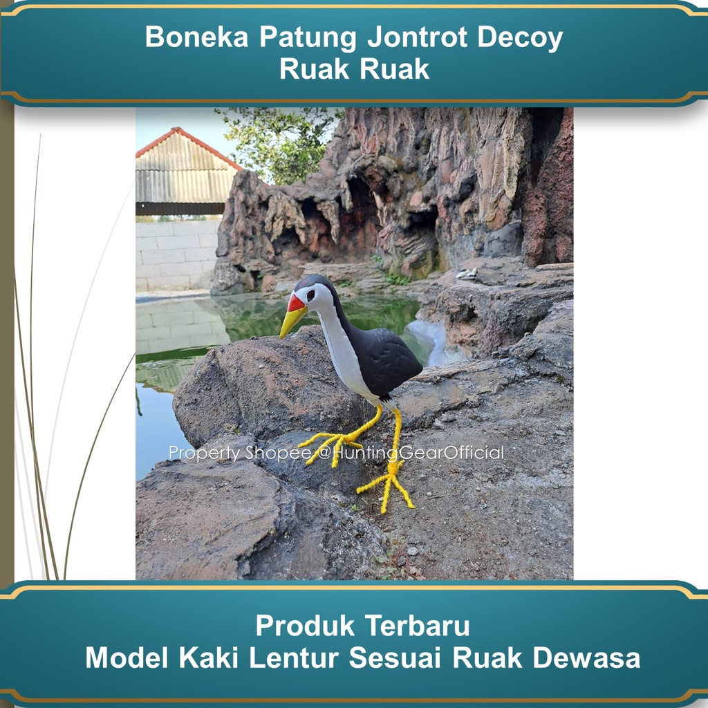 Jontrot Boneka Decoy Patung Ruak Ruak