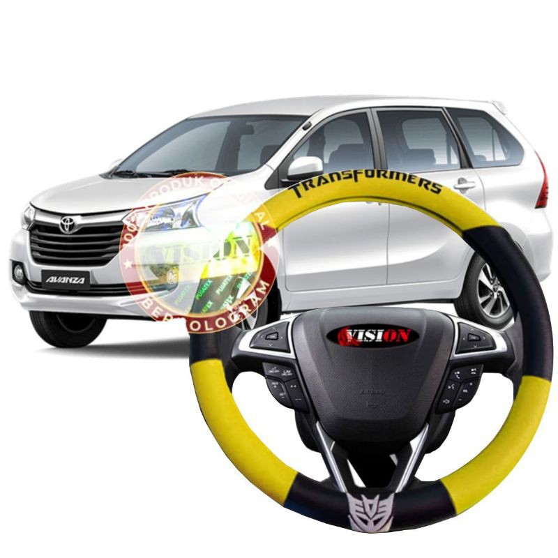 AVANZA 2006 COVER SARUNG STIR MOBIL TRANSFORMERS KUNING