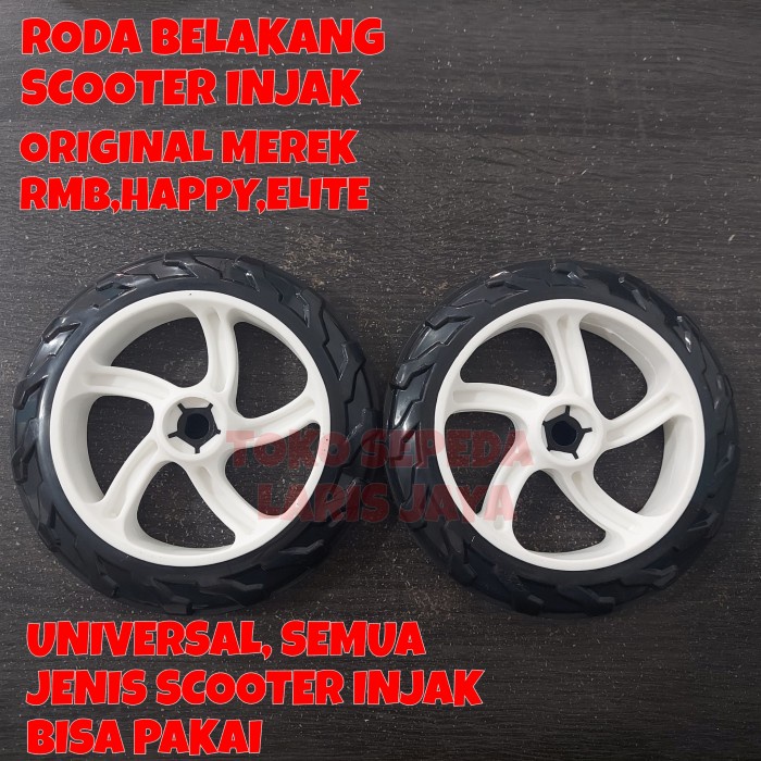 SPAREPART RODA SCOOTER INJAK BELAKANG, RODA SKUTER INJAK , BAN SKUTER ORI